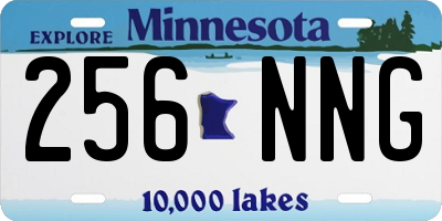 MN license plate 256NNG