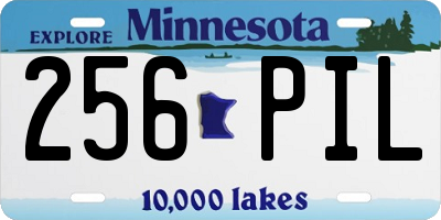 MN license plate 256PIL