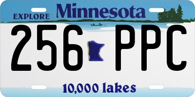 MN license plate 256PPC
