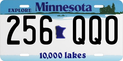 MN license plate 256QQO