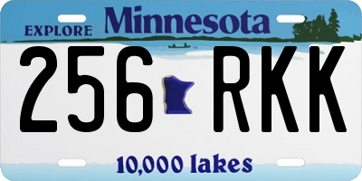 MN license plate 256RKK