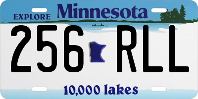 MN license plate 256RLL
