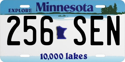 MN license plate 256SEN