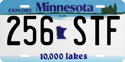 MN license plate 256STF