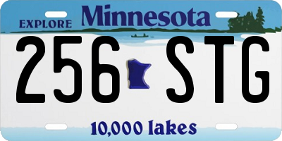 MN license plate 256STG