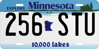 MN license plate 256STU