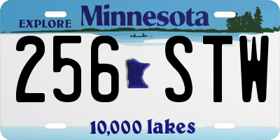 MN license plate 256STW