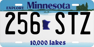 MN license plate 256STZ