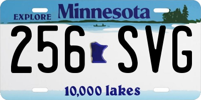MN license plate 256SVG