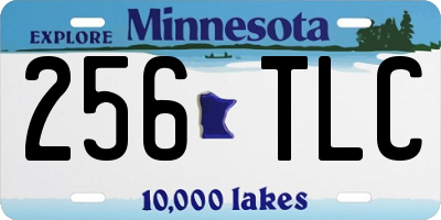 MN license plate 256TLC