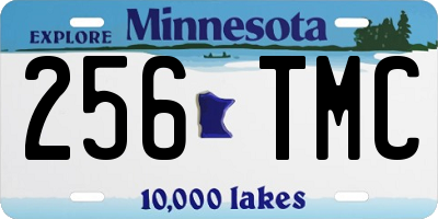 MN license plate 256TMC