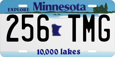 MN license plate 256TMG