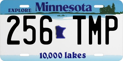 MN license plate 256TMP
