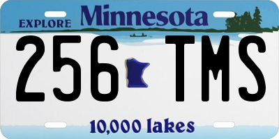 MN license plate 256TMS