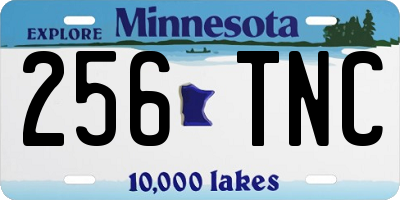 MN license plate 256TNC