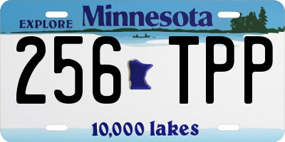 MN license plate 256TPP