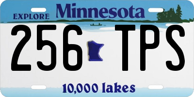 MN license plate 256TPS