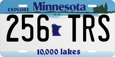 MN license plate 256TRS