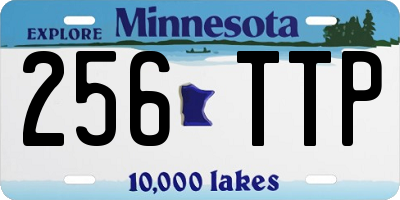 MN license plate 256TTP