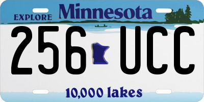 MN license plate 256UCC