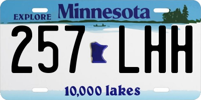 MN license plate 257LHH