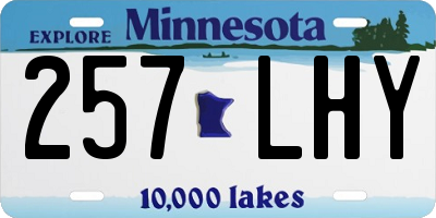MN license plate 257LHY