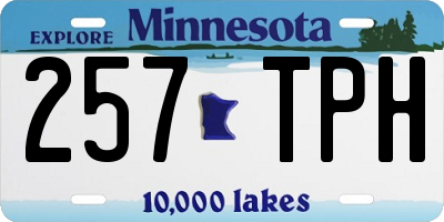 MN license plate 257TPH
