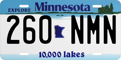 MN license plate 260NMN