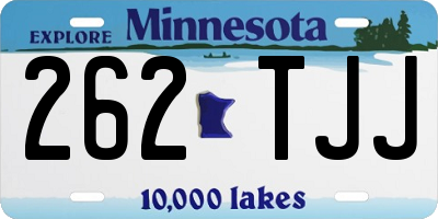 MN license plate 262TJJ