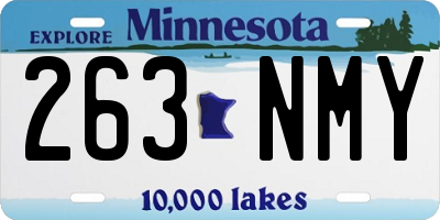 MN license plate 263NMY