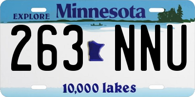 MN license plate 263NNU