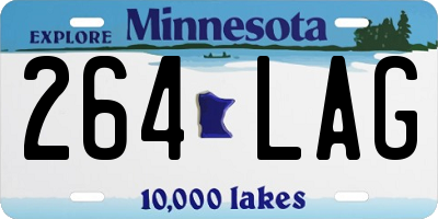 MN license plate 264LAG