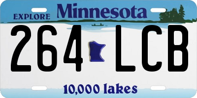 MN license plate 264LCB