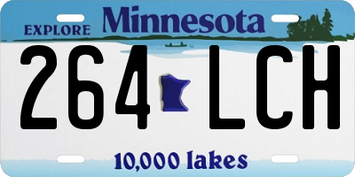 MN license plate 264LCH