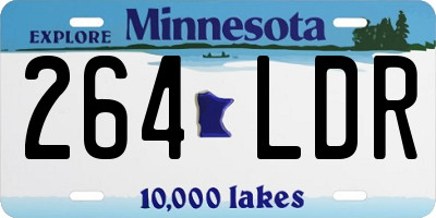 MN license plate 264LDR