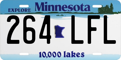 MN license plate 264LFL