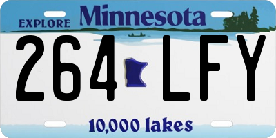 MN license plate 264LFY