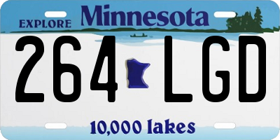 MN license plate 264LGD