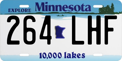 MN license plate 264LHF