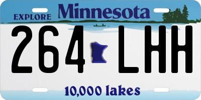 MN license plate 264LHH