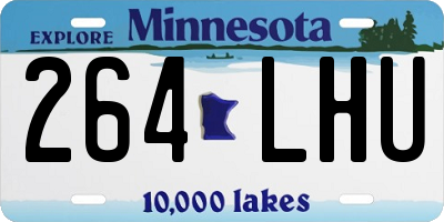MN license plate 264LHU