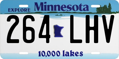 MN license plate 264LHV