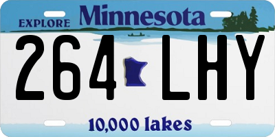 MN license plate 264LHY