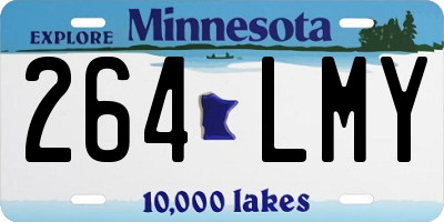 MN license plate 264LMY