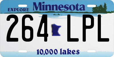 MN license plate 264LPL