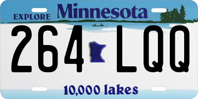 MN license plate 264LQQ