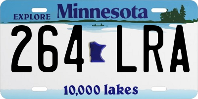 MN license plate 264LRA