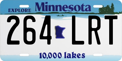 MN license plate 264LRT