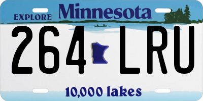 MN license plate 264LRU