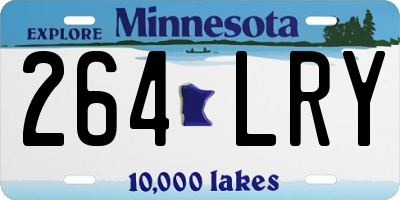 MN license plate 264LRY